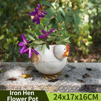 Zariadenie Domácnosti Články Idylické Železa Pre Flower Pot Záhradné Dekorácie Kovaného Železa, Kvetináče Pre Pestovanie