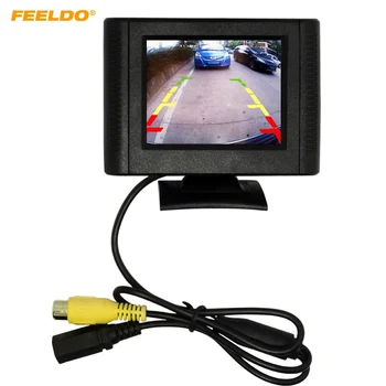 FEELDO Digital 2.5 palcový Odnímateľný RCA Video Pozrieť TFT LCD Monitor Pre DVD Spätné Parkovanie Snímač Fotoaparátu #FD-1365